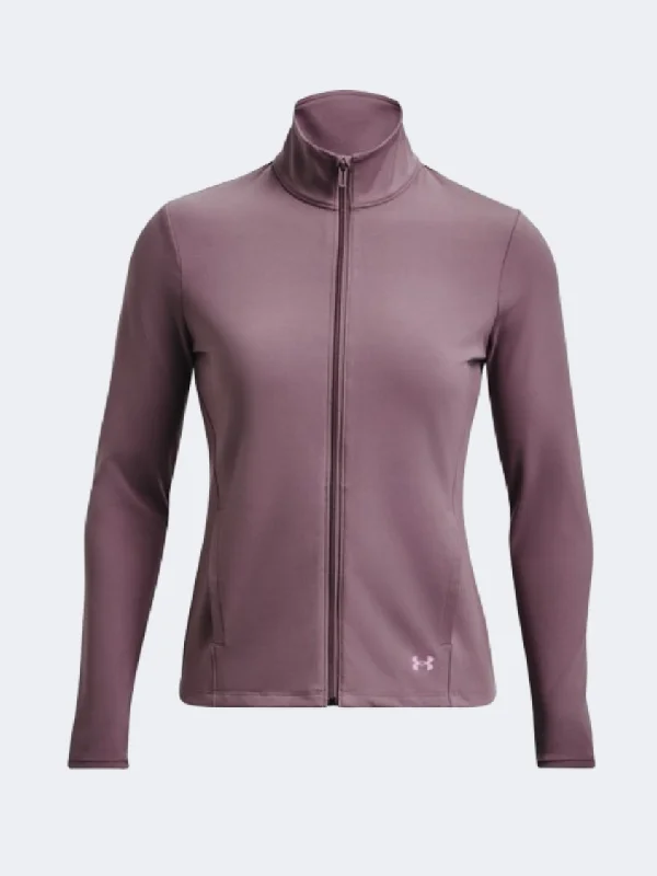 Fishing Jackets for Water Activity -Reflective jackets for night running -Under Armour Motion Women Training Jacket Misty Purple/Orchid